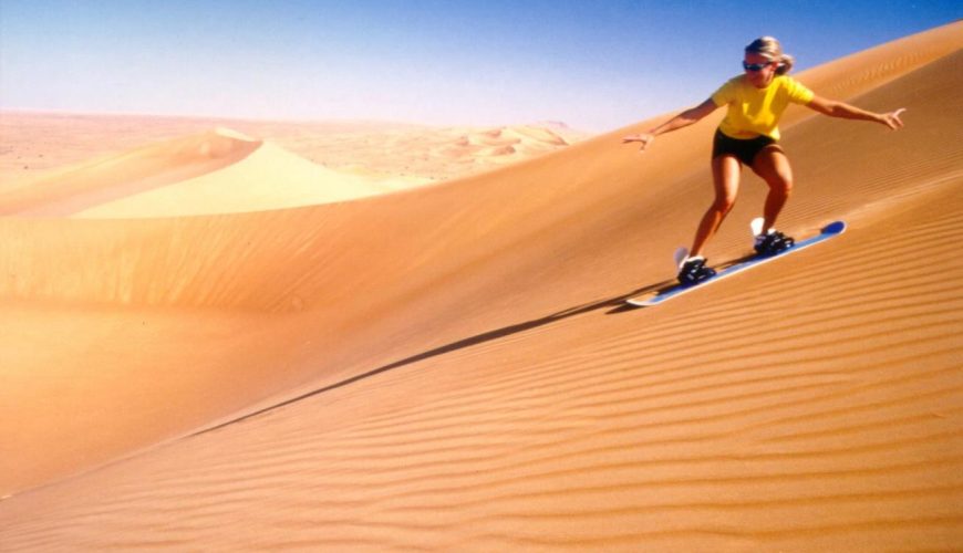 Breathtaking sandboarding Morocco (2024)
